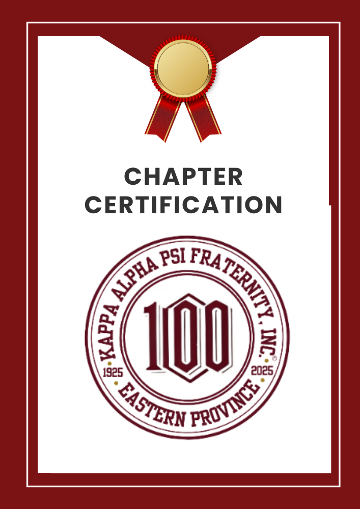 chapter certification